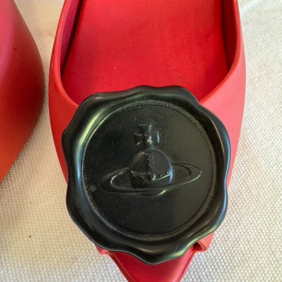 Vivienne Westwood Anglomania / Melissa red pump US 8 - Picture 2 of 6
